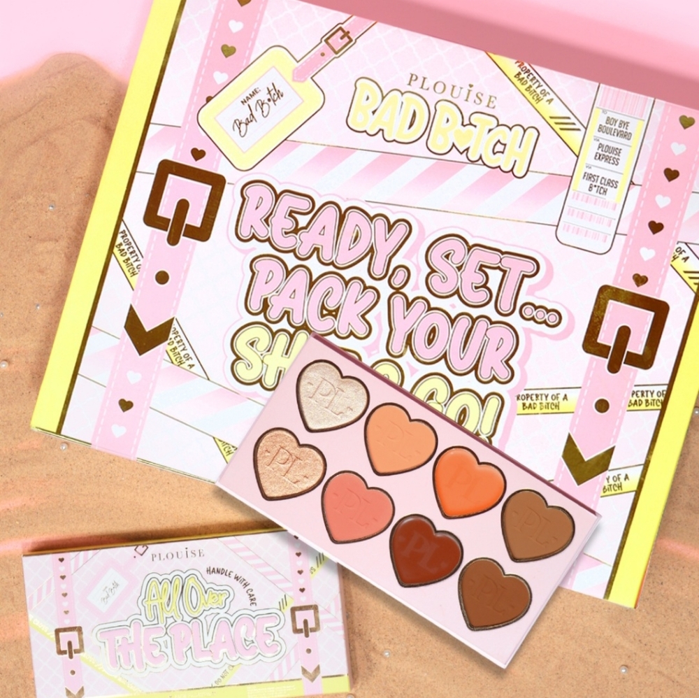 P Louise *ALL OVER THE PLACE* Face Palette-Bronzer, Highlighter, Blush-NIB